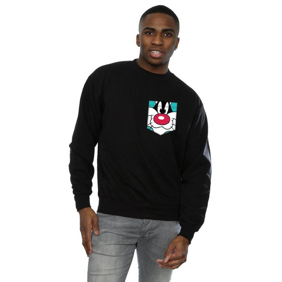 LOONEY TUNES Sylvester the Cat Pocket Sweatshirt  