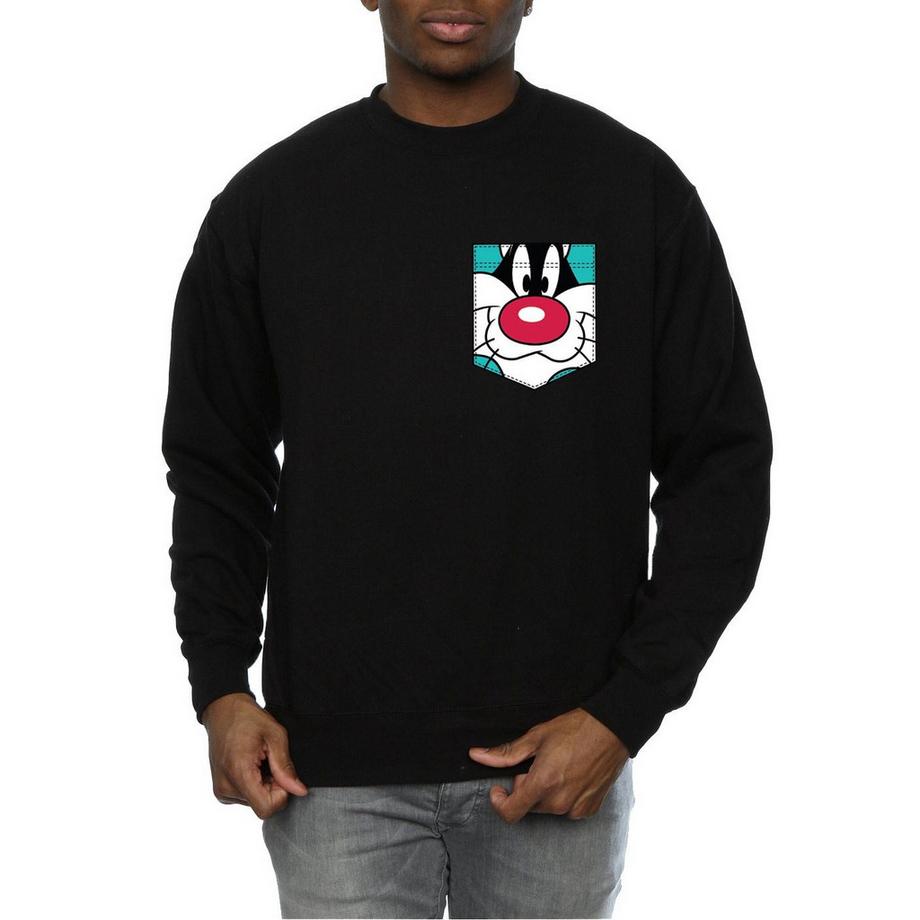 LOONEY TUNES Sylvester the Cat Pocket Sweatshirt  