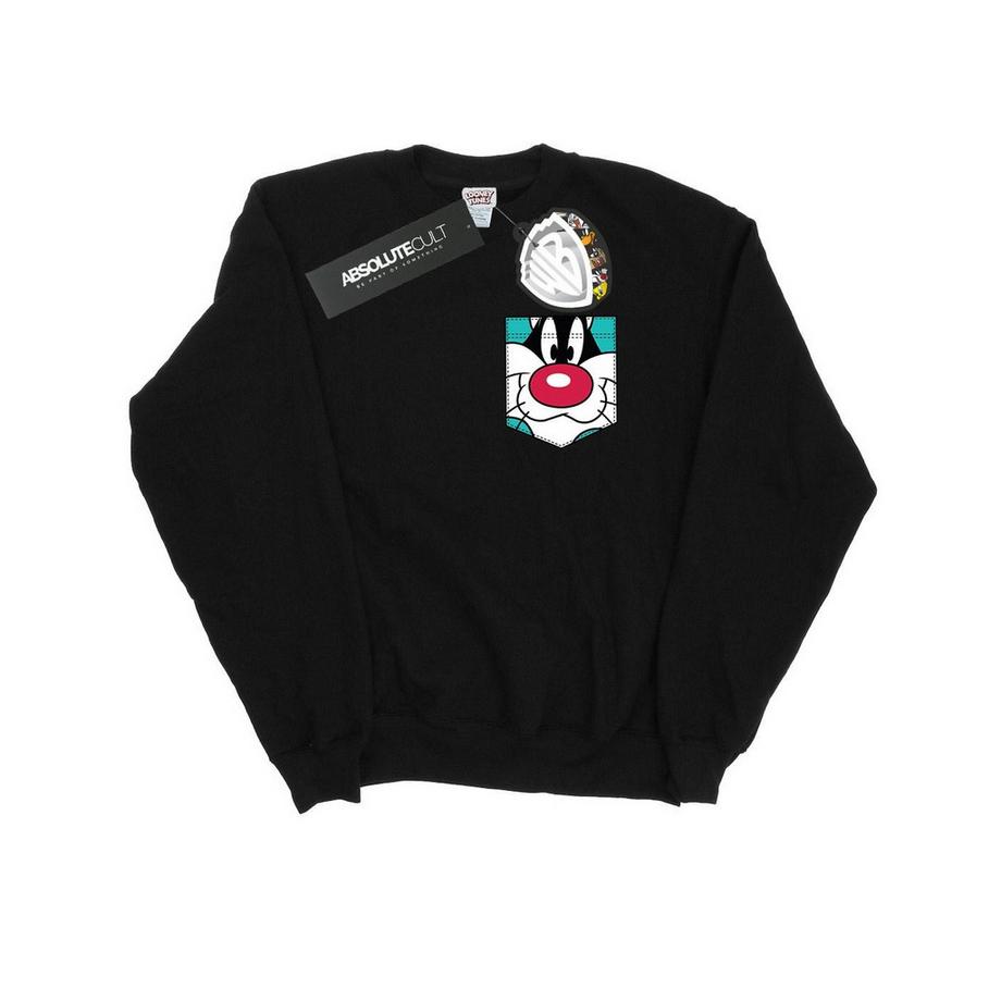 LOONEY TUNES Sylvester the Cat Pocket Sweatshirt  