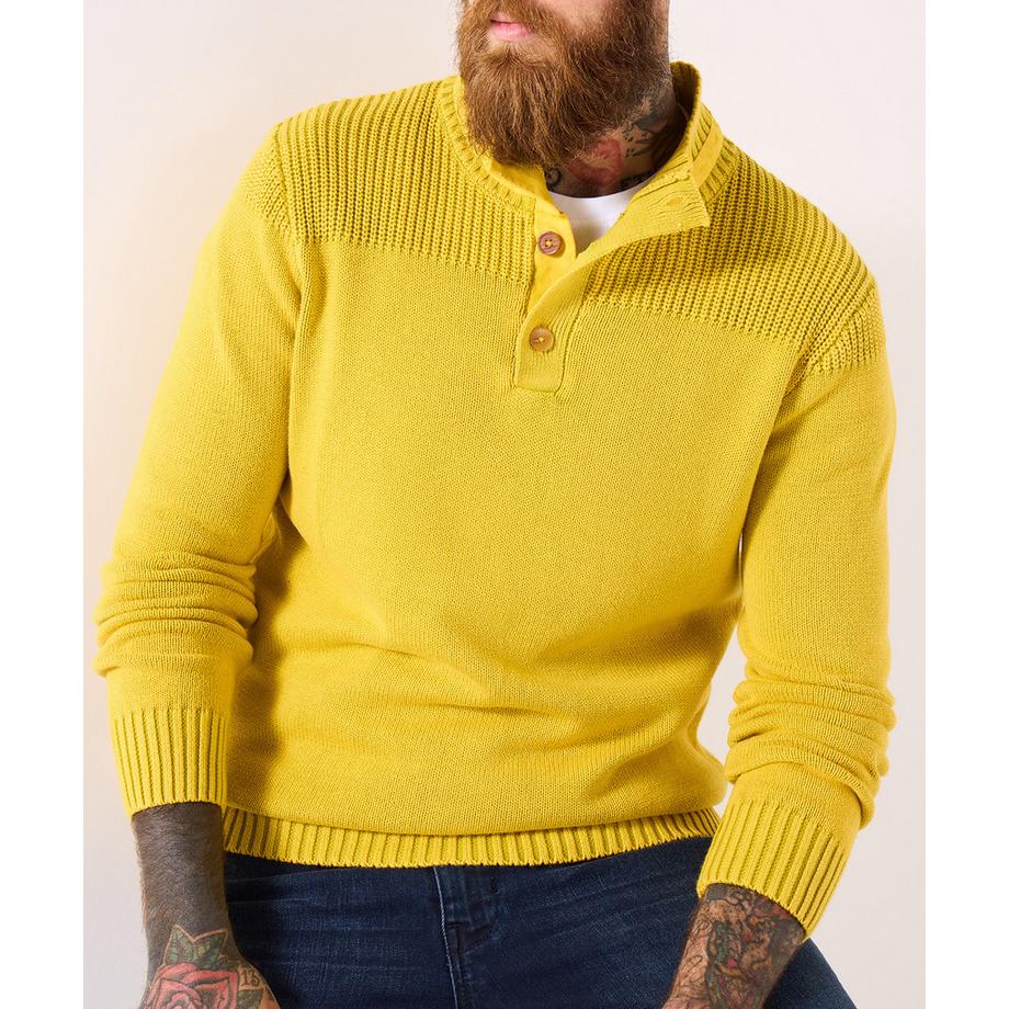 Joe Browns Top Lavorato a Maglia Collo a Imbuto Orlo a Costine Effetto Acido  