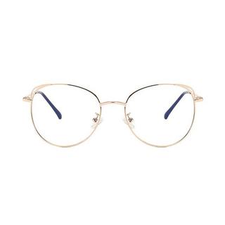 eStore  Anti-Blaulichtbrille, Katzenohren - Gold 