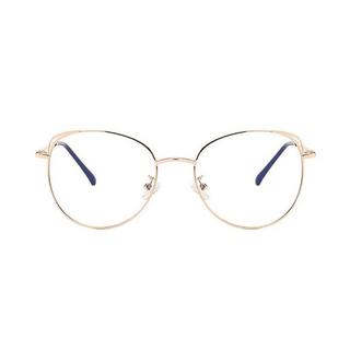 eStore Anti-Blaulicht Brille Katzenohren Gold  