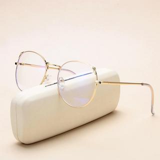 eStore Anti-Blaulicht Brille Katzenohren Gold  