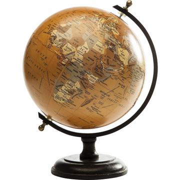 Globe décoratif vintage marron