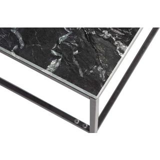 mutoni Table d&#039;appoint Mellow Marble noir 120x60x32  