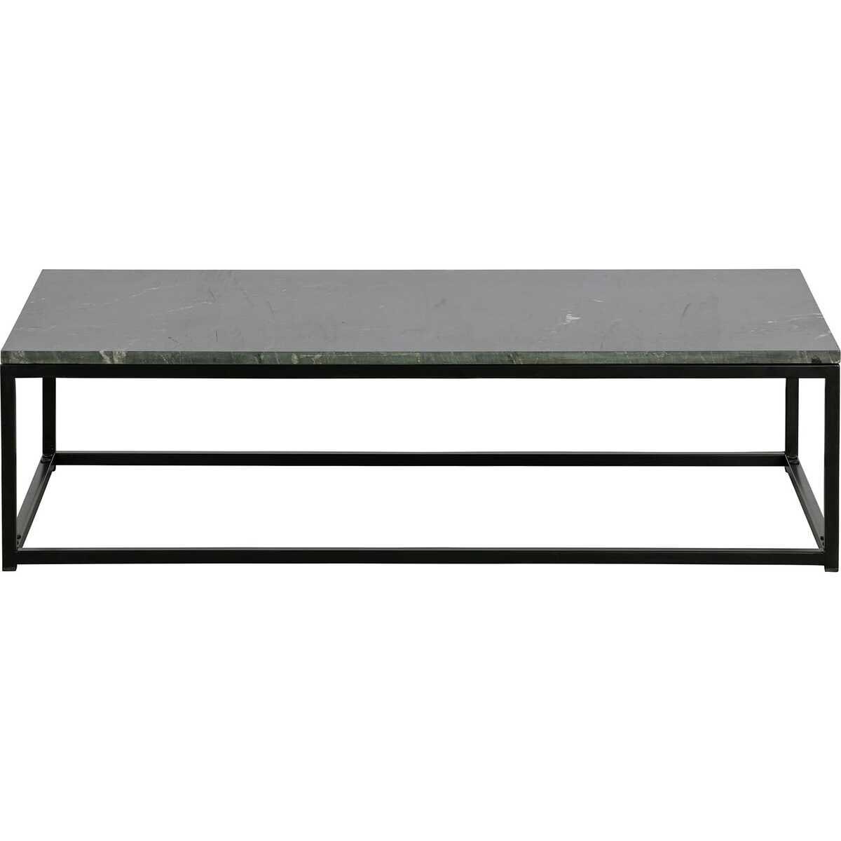 mutoni Table d&#039;appoint Mellow Marble noir 120x60x32  