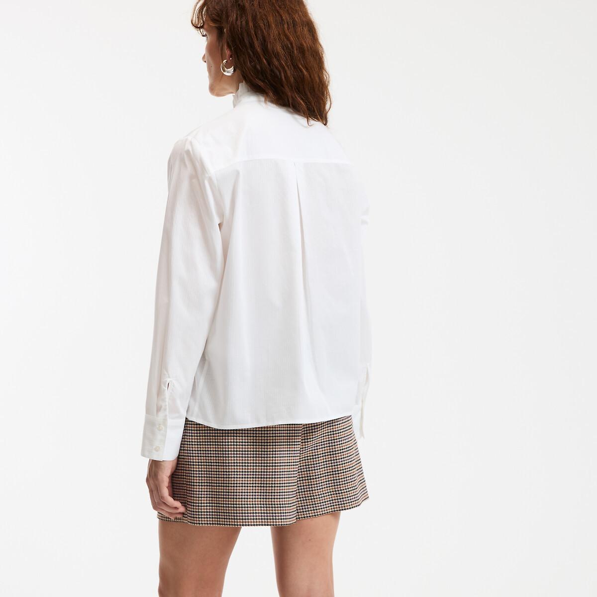 La Redoute Collections Camicetta Maniche Lunghe Collo a Volant  