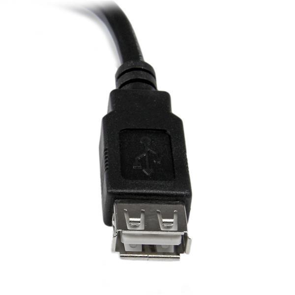 STARTECH.COM  Câble d'extension USB 2.0 de 15cm - Rallonge USB A vers A - M/F 