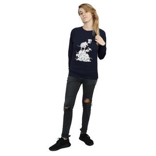 101 Dalmatians 101 Dalmatiens Sweatshirt Chiots Empilés  