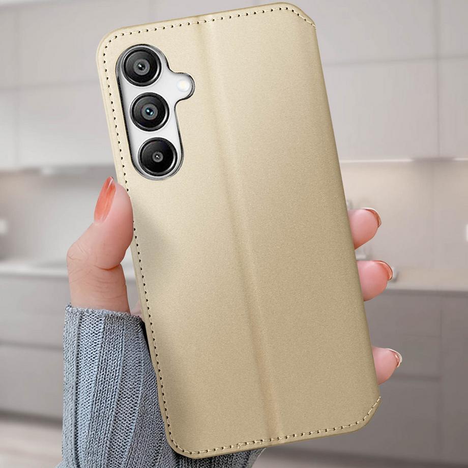 Avizar  Étui Clapet Samsung Galaxy A15 5G Or 