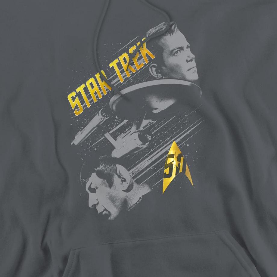 Star Trek 50 Year Frontier Felpa con cappuccio  