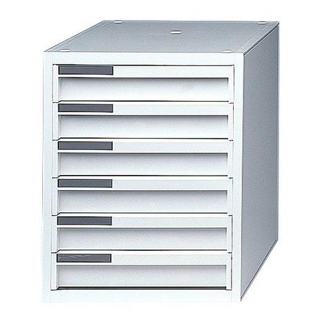Styro boîte à tiroirs de bureau, blanc  