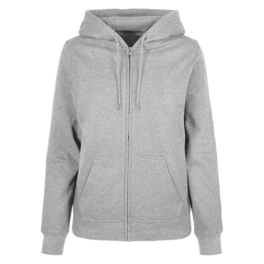 Basic Hoodie Mit Durchgehendem Reißverschluss