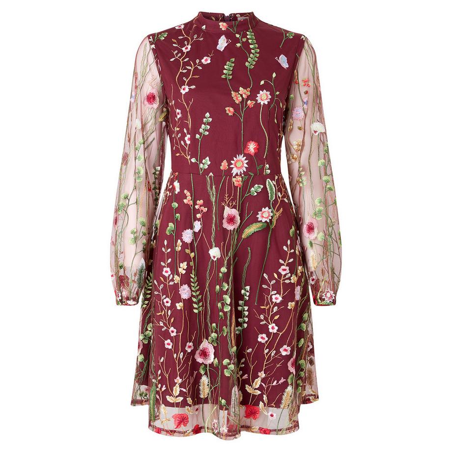 Joe Browns  Robe à Manches Longues Brodée Fleurie Ellie 