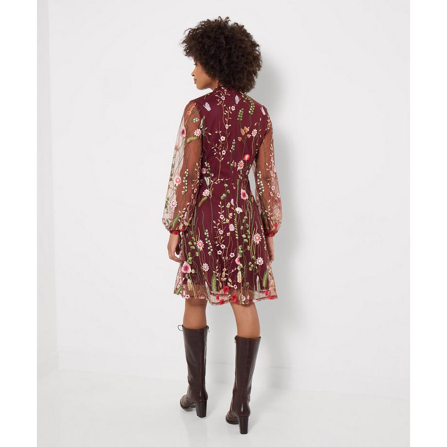 Joe Browns  Robe à Manches Longues Brodée Fleurie Ellie 
