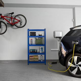 B2X Blaue stabile Metallregale 5 Ebenen  