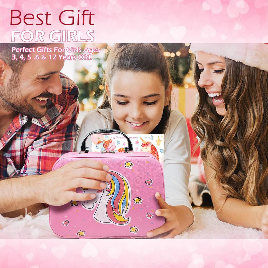 Activity-board  Maquillage lavable trousse de maquillage pour enfants set de maquillage pour enfants jeu de rôle cosmétique 