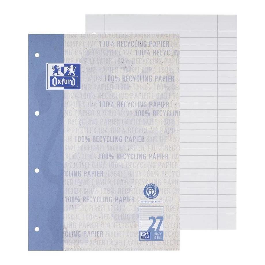 Oxford Notizblock, liniert  