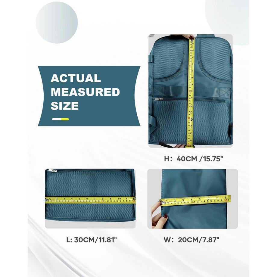 Only-bags.store Sac à dos de voyage pour bagage à main d'avion avec compartiment à chaussures et housse pour ordinateur portable  
