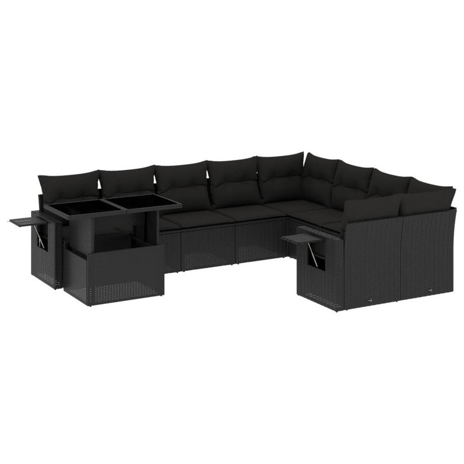 Ensemble de canapés de jardin rotin synthétique