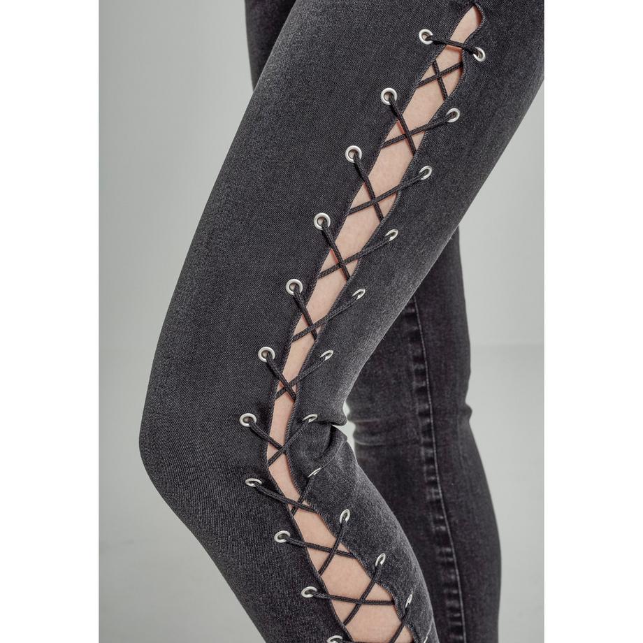 URBAN CLASSICS Lace Up Hose  