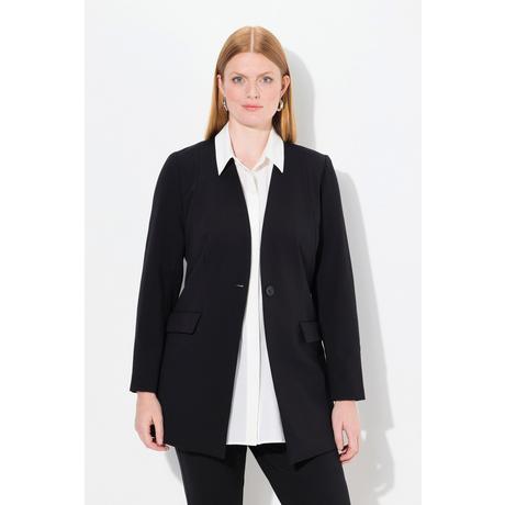 Ulla Popken Punto di Roma Blazer Col V Fermeture Bouton  