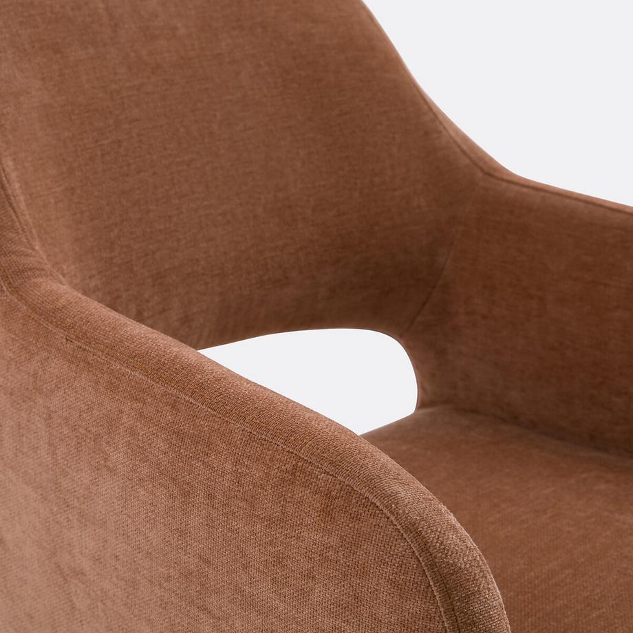 La Redoute Intérieurs Fauteuil de bureau tissu velours  