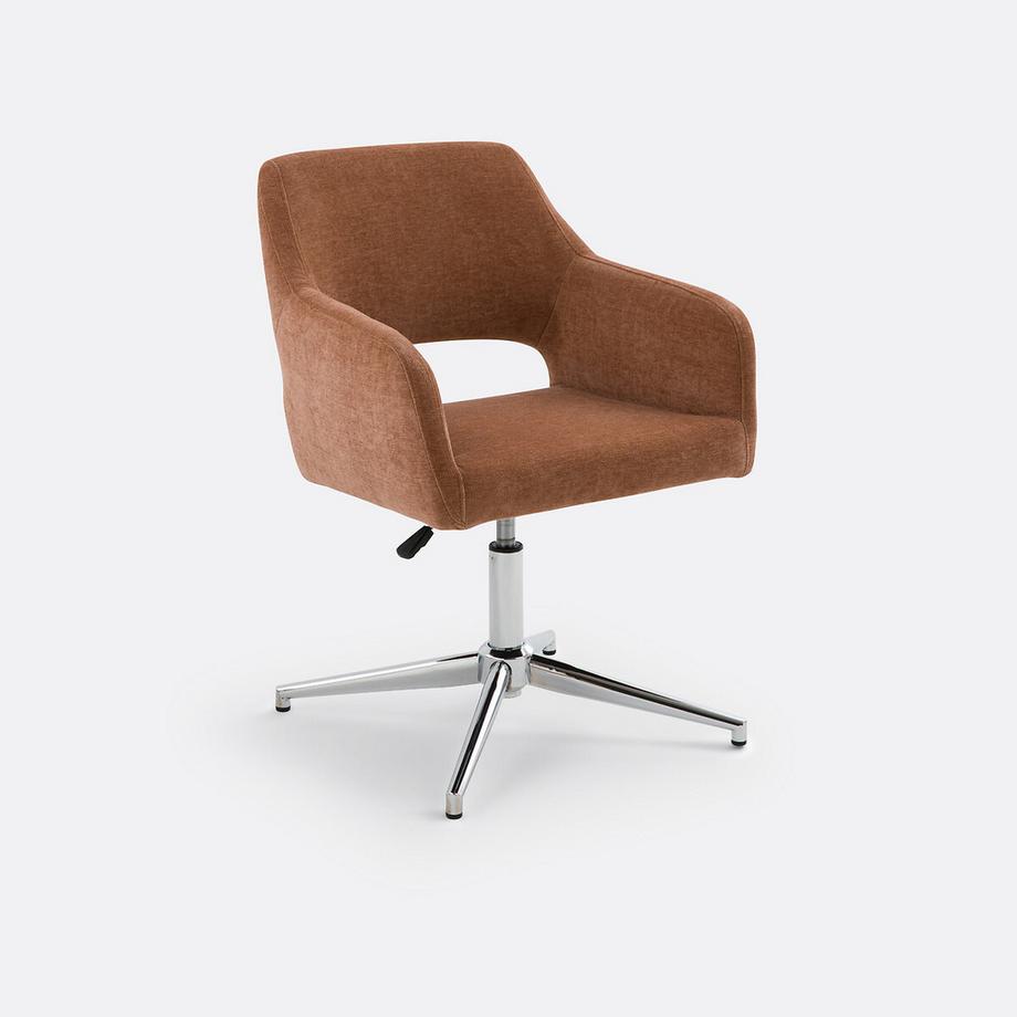 Fauteuil de bureau tissu velours