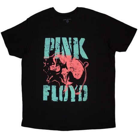 Pink Floyd Pink Floyd Schwein Grafik Print T-Shirt  