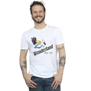 Disney  Tshirt ALICE IN WONDERLAND THIS WAY 