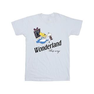 Disney  Tshirt ALICE IN WONDERLAND THIS WAY 