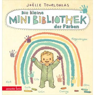 Die kleine Mini-Bibliothek der Farben: Ein farbenfrohes Pappbilderbuch für Kinder ab 24 Monaten (Die Mini-Bibliothek der Wörter)