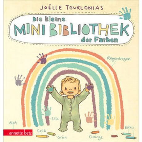 Die kleine Mini-Bibliothek der Farben: Ein farbenfrohes Pappbilderbuch für Kinder ab 24 Monaten (Die Mini-Bibliothek der Wörter) Tourlonias, Joëlle; Tourlonias, Joëlle (Illustrationen) Gebundene Ausgabe 