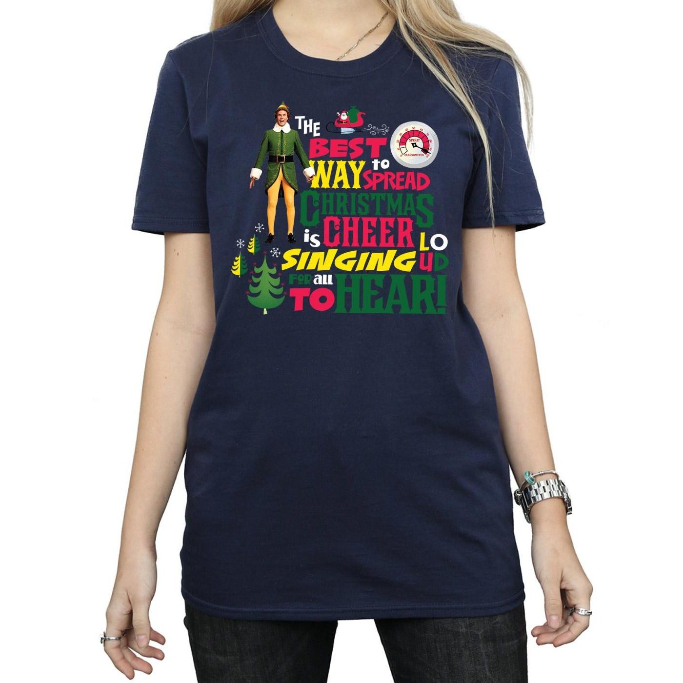 Elf T-shirt Christmas Cheer  