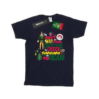 Elf T-shirt Christmas Cheer  