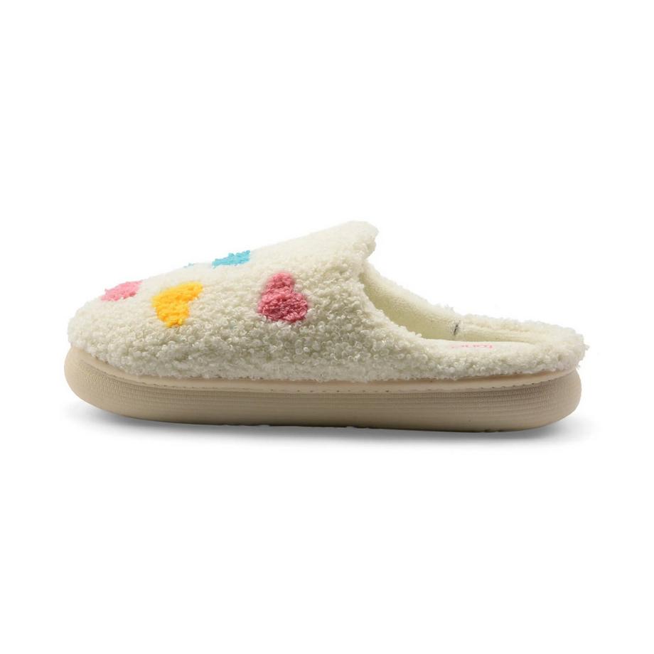 isotoner Xtra Fuzzy Hausschuhe mit Herzdetails  