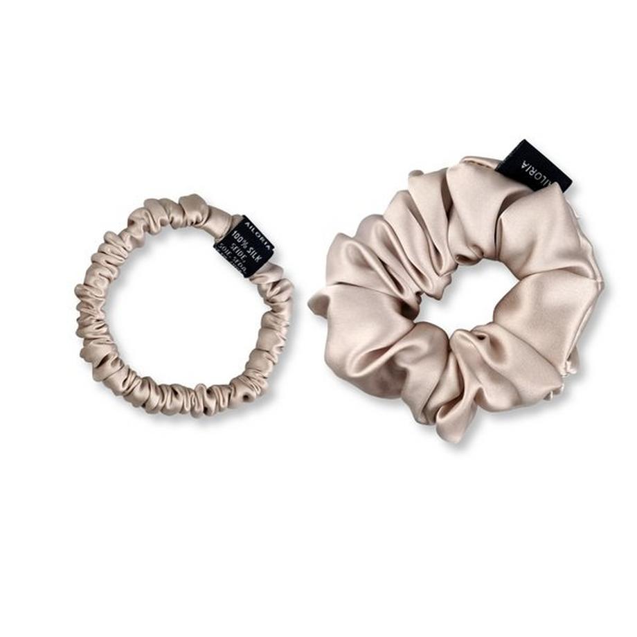 AILORIA  DOUX Set scrunchies S e M in seta 
