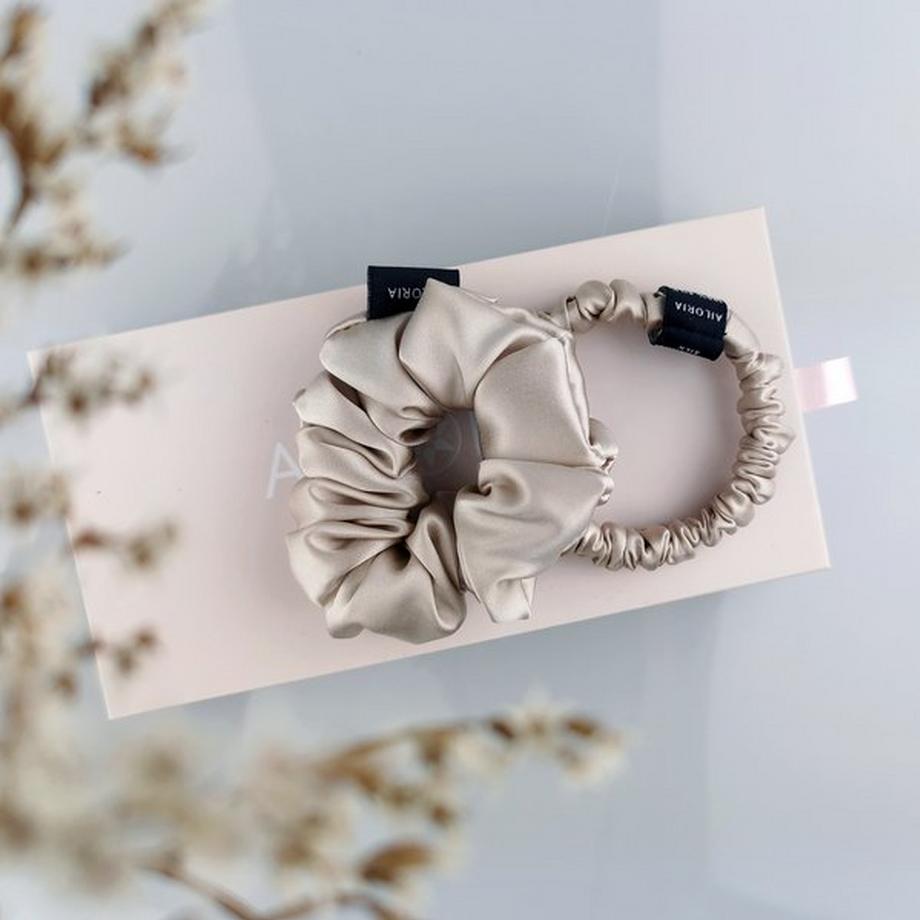 AILORIA  DOUX Set scrunchies S e M in seta 