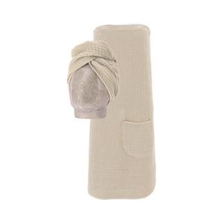 VOSSEN My Moments Wellness Set Spa Dress und Turban  