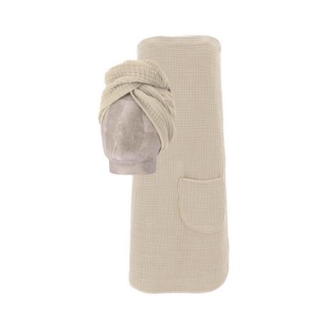 VOSSEN My Moments Wellness Set Spa Dress und Turban  