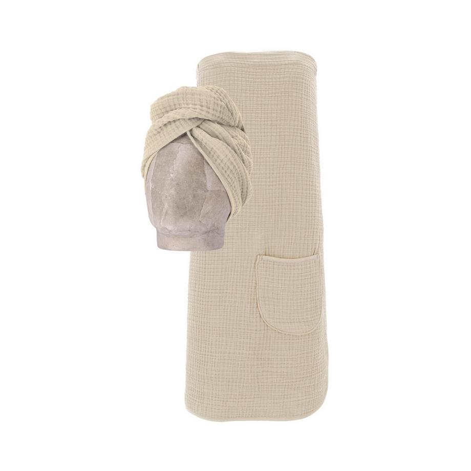 My Moments Wellness Set Spa Dress und Turban