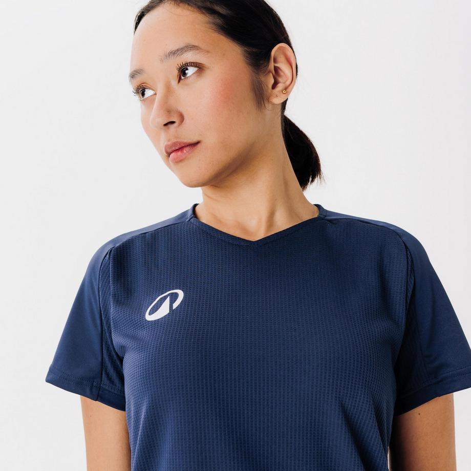 KIPSTA  T-shirt calcio donna maniche corte Viralto - poliestere 