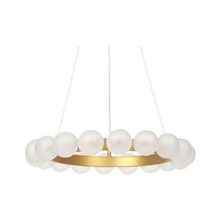 Beliani Lampe suspension en Métal Glamour GEORGES  