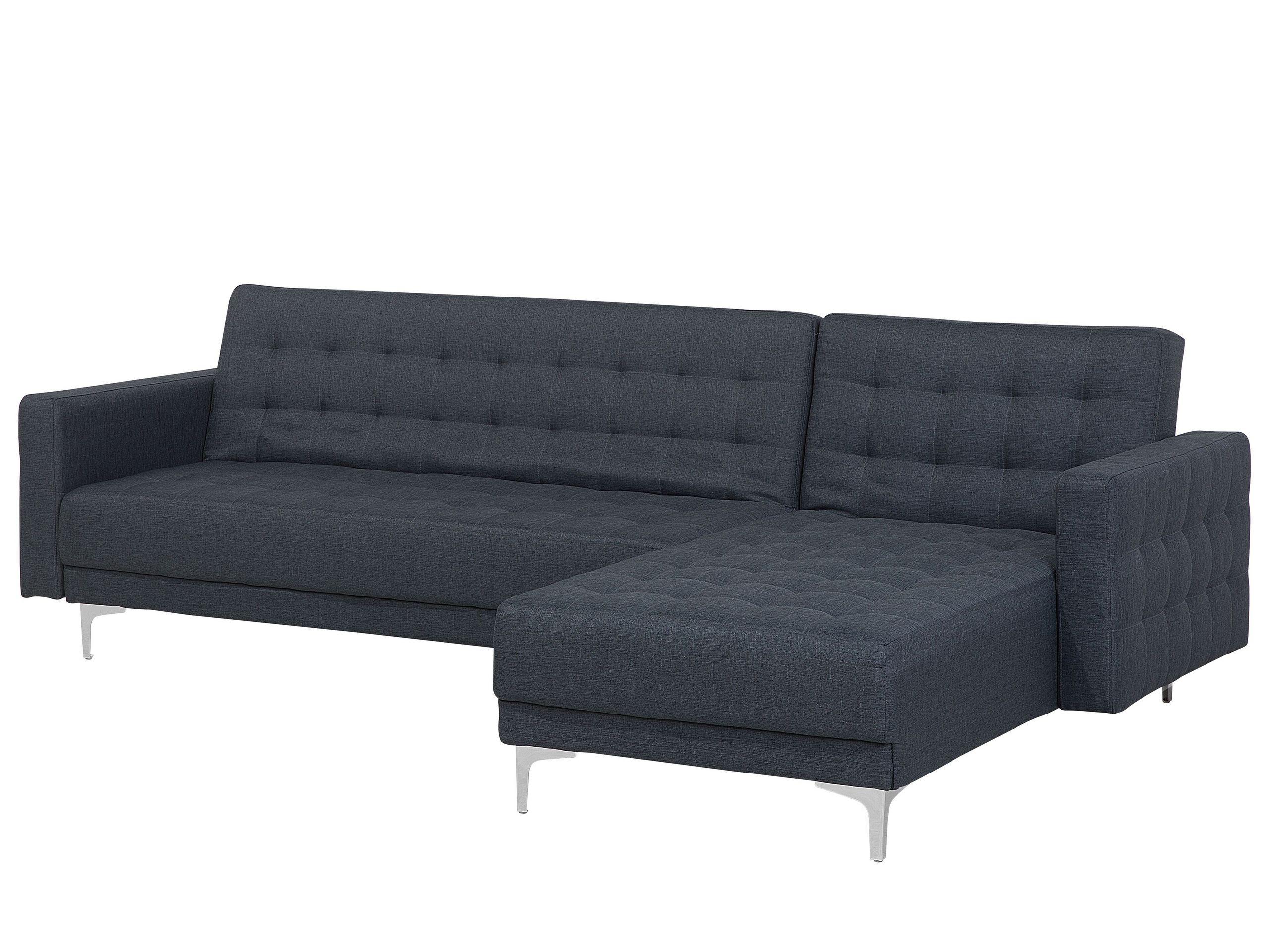 Beliani Ecksofa aus Polyester Retro ABERDEEN  