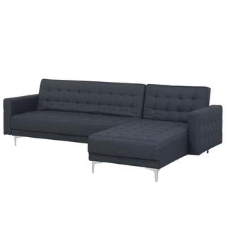 Beliani Ecksofa aus Polyester Retro ABERDEEN  