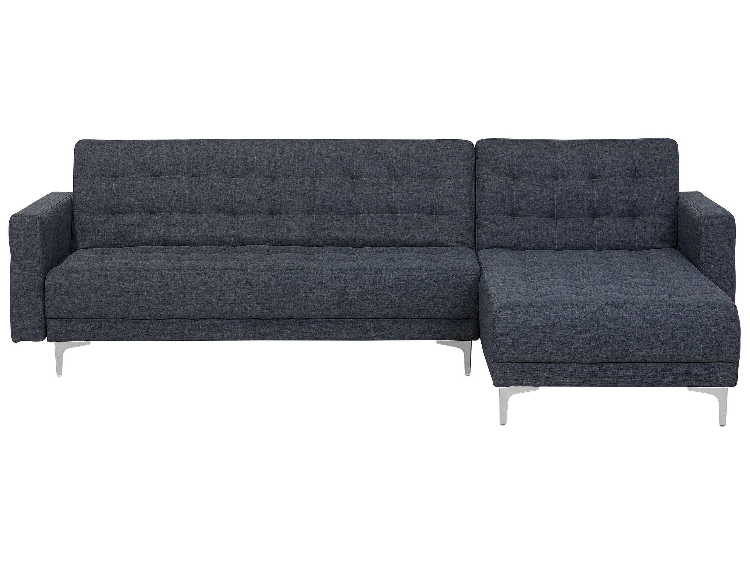 Beliani Ecksofa aus Polyester Retro ABERDEEN  