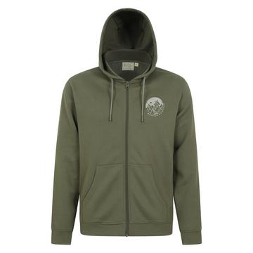 Hoodie mit durchgehendem Reißverschluss mit Kordelzug