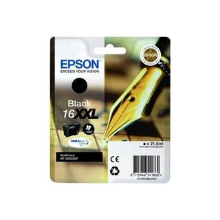 EPSON  EPSON Tintenpatrone XXL schwarz T168140 WF 2660DWF 1000 Seiten 