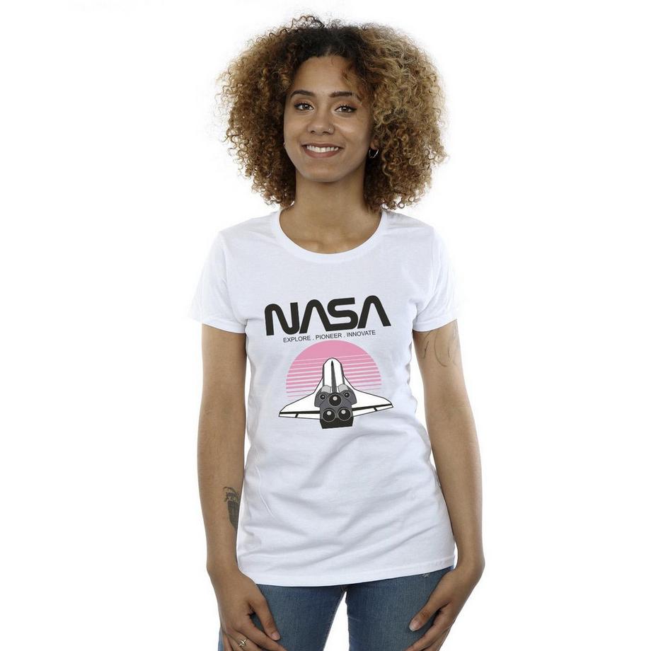 Nasa Space Shuttle Explore Pioneer Innovate T-Shirt  