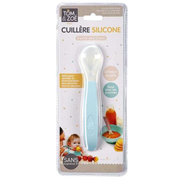 Tom & Zoé  Cuillère Bébé en silicone 